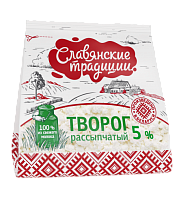 Творог "Славянские традиции" рассыпчатый 5% 350 г